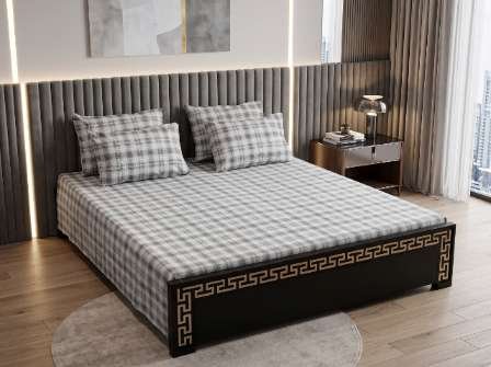 3pc Export Quality Pure Cotton Bedsheets styled in luxury bedroom setting